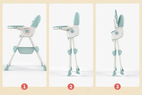 Krmící židlička Sally 3v1 + kolečka zdarma