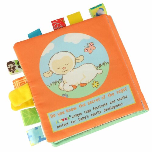 Měkká senzorická knížka pro děti - Ovečka
