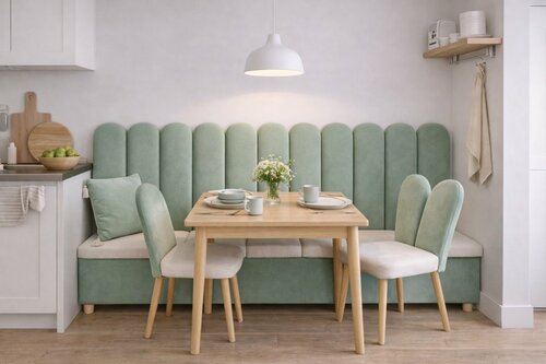 Čalouněný panel Plot 5 cm - modrá 10