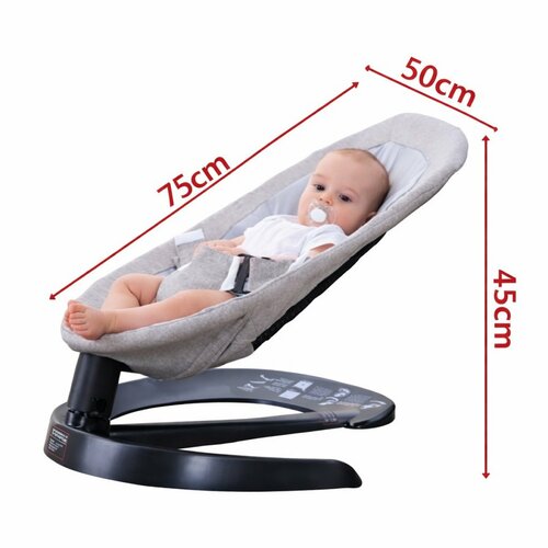 Houpací lehátko - šedobéžová