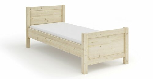 Postel z masivu Antoaneta 90x200 cm + rošt ZDARMA