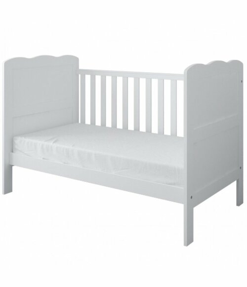 Postýlka 140/70 cm Inge - bílá - 3v1 