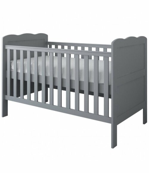 Postýlka 140/70 cm Inge - šedá - 3v1 