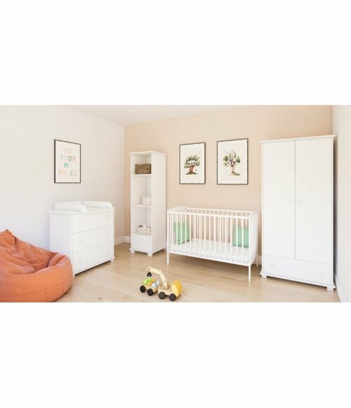 Postýlka  Leon 120/60 cm bílá 