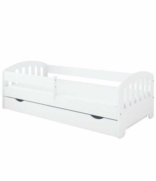 Postel Kvido 160/80 cm - bílá + šuplík 