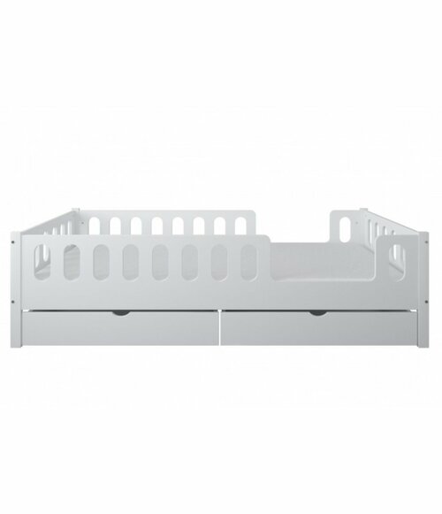 Postel Larisa 160/80 cm - bílá + 2 šuplíky