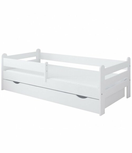 Postel Ronda 180/80 cm - bílá + šuplík 