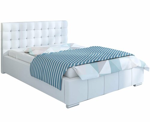 Čalouněná postel Napoli 90/200 cm s úložným prostorem madrid - ekokůže