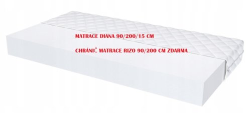 Matrace Diana 90 x 200 x 15 cm + PVC chránič