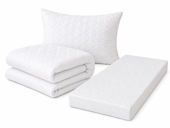 Matrace PUR 160x80x10 cm + PŘIKRÝVKA + POLŠTÁŘ - TOP CENA