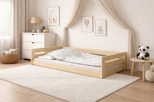 Postel z masivu Betka 200/90 cm + rošt ZDARMA