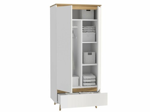 Šatní skříň ve skandinávském stylu - Norge 05