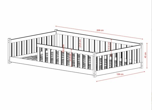 Postel Reno 140/200 cm + rošt ZDARMA 
