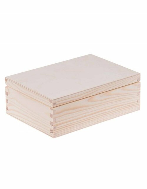 Krabička dřevěná - 22x16x8 cm