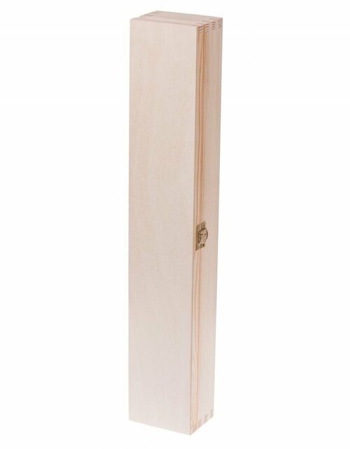 Víceúčelová přírodní dřevěná krabička - 47x8x6 cm