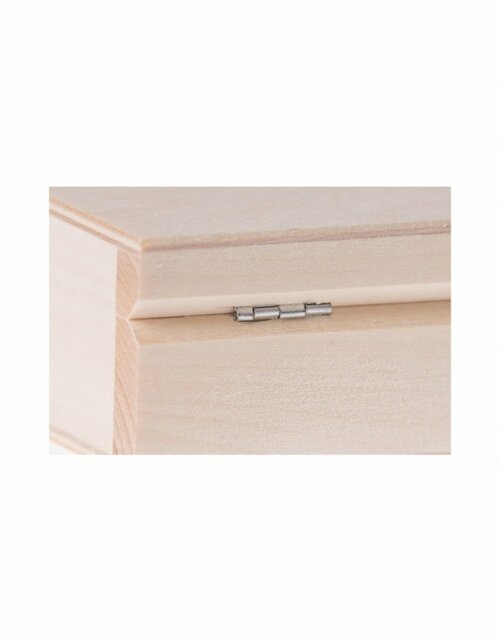 Přírodní dřevěná krabička - 16x12x3 cm