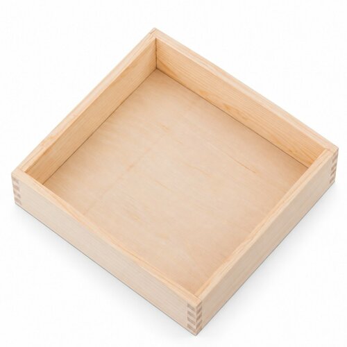 Dřevěný organizér 16x16 cm