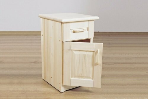 Noční stolek Lucie - smrk