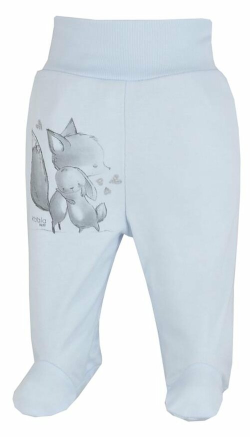 Kojenecké bavlněné polodupačky Foxy modré - vel. 62