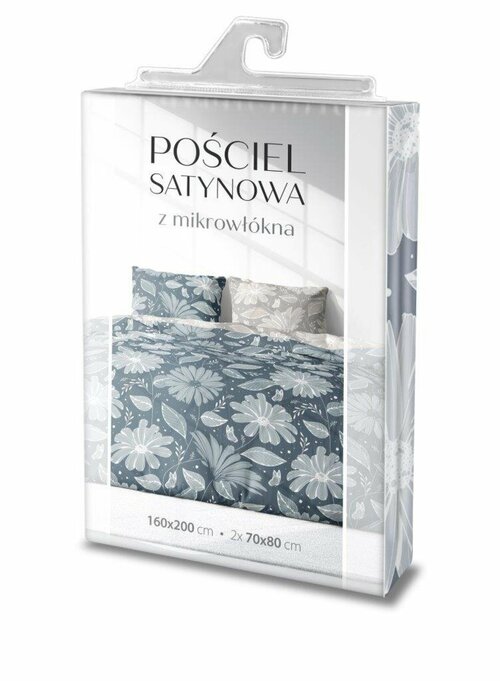 Povlečení ze saténového mikrovlákna 140 x 200 + 70 x 90 cm - model 003