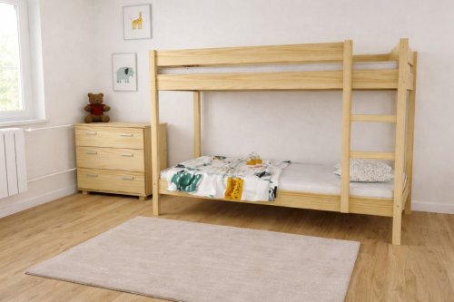 Postel Gino 90x200 cm + matrace Optimal Comfort + rošty ZDARMA