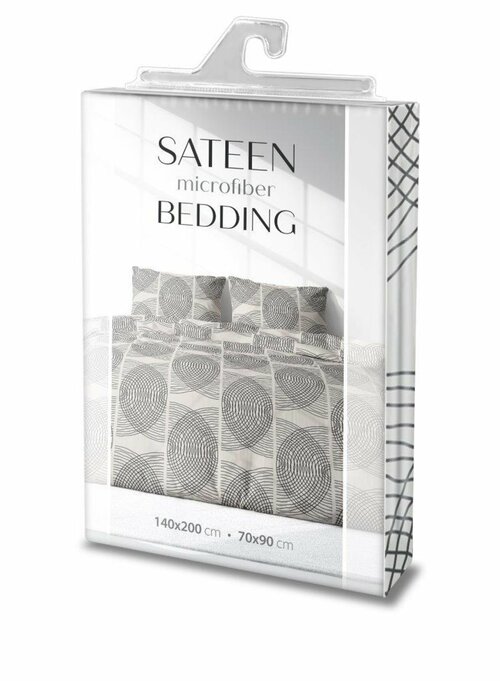 Povlečení ze saténového mikrovlákna 140 x 200 + 70 x 90 cm - model 008