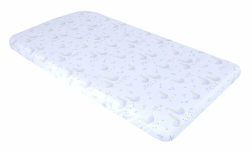 Prostěradlo bavlněné s gumkou 120/60 cm - husičky