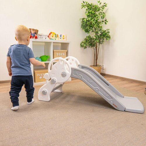 Dětská skluzavka - šedá