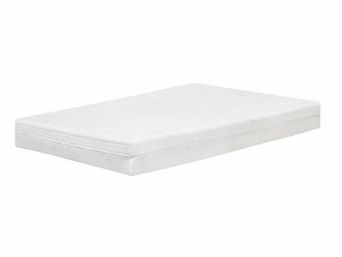 Postel Agata 90x200 cm bílá + matrace Relax + rošt ZDARMA