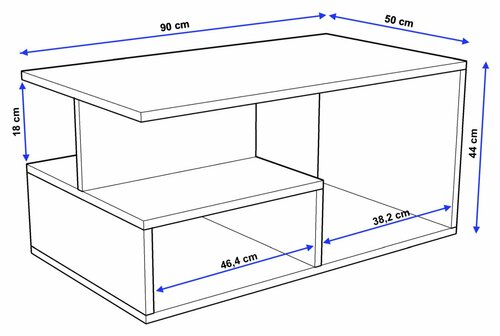Konferenční stolek Marcelo dub med