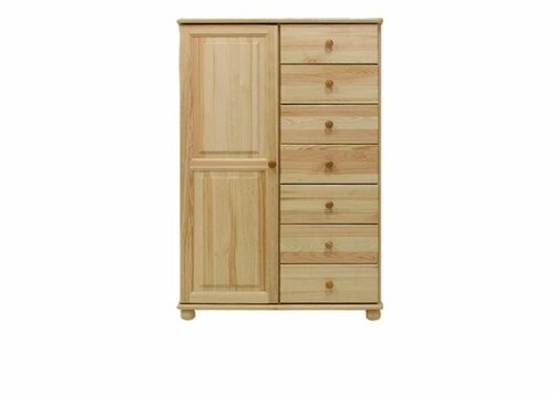 Skříň - prádelník z masivu borovice 74 80/139/42 cm