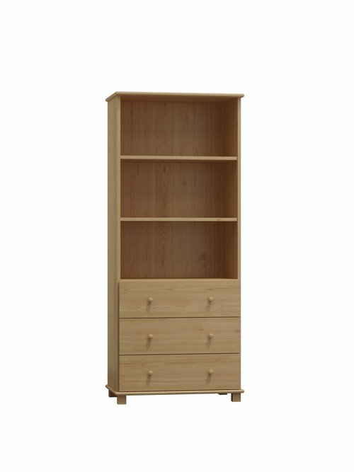Policový regál z masivu borovice 96 80/190/42 cm