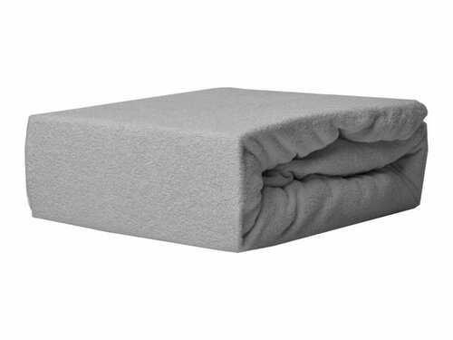 Prostěradlo froté LUX s gumkou 120/60 cm šedá