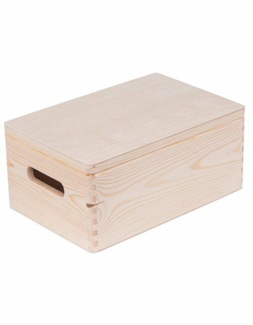 Krabička dřevěná 30x20x14 cm
