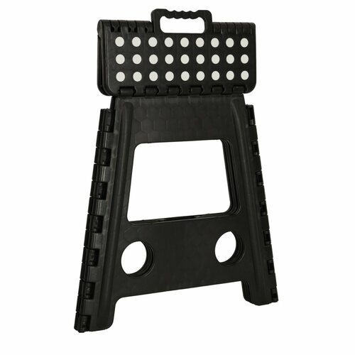 Skládací schůdek / stolička - Černá