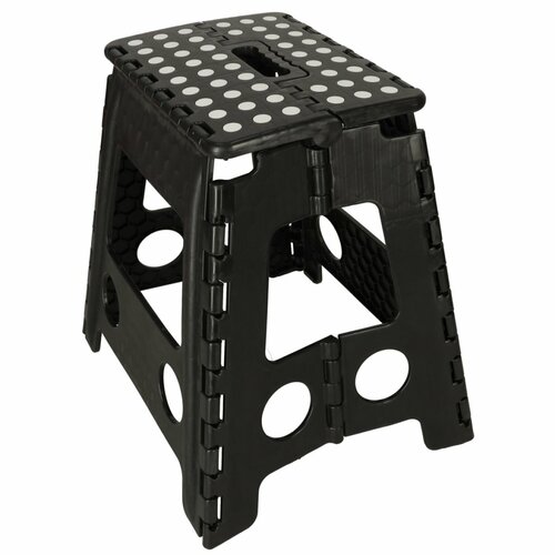 Skládací schůdek / stolička - Černá