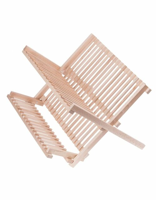 Dřevěný odkapávač na nádobí 