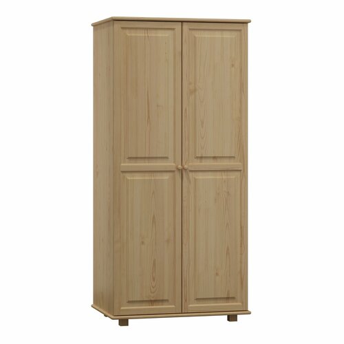 Šatní skříň z masivu borovice 66 90/190/60 cm/ s tyčí