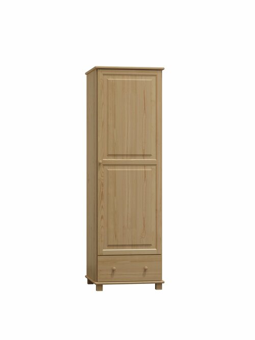 Šatní skříň z masivu borovice 70 47/190/60 cm/ s tyčí