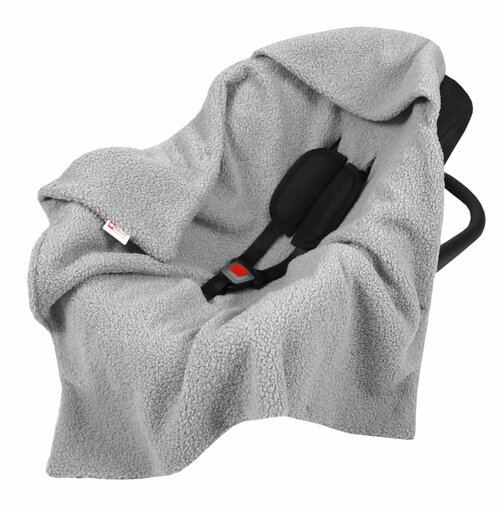 Zavinovací deka do autosedačky - šedá