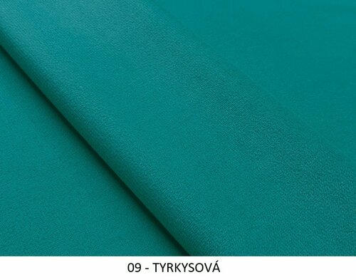 Čalouněný panel Plot 3 cm - tyrkysová 09