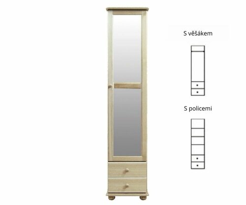 Skříň masiv borovice - SF 37B