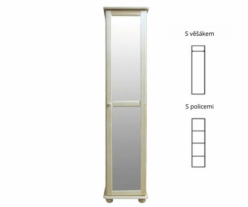 Skříň masiv borovice - SF 36 B