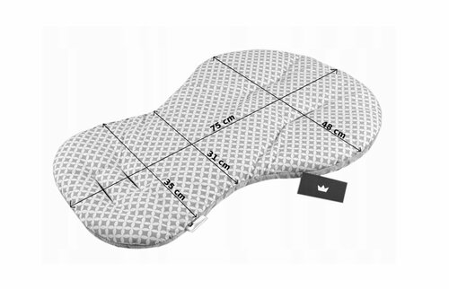 Podložka do kočárku oboustranná minky 3v1 - nr.7