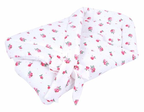 Mušelínová zavinovačka - růžový květ 