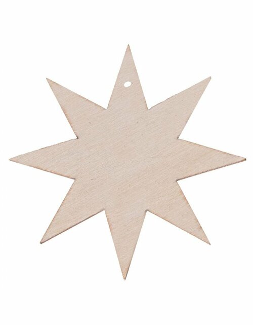 Vánoční dřevěná dekorace - Hvězda