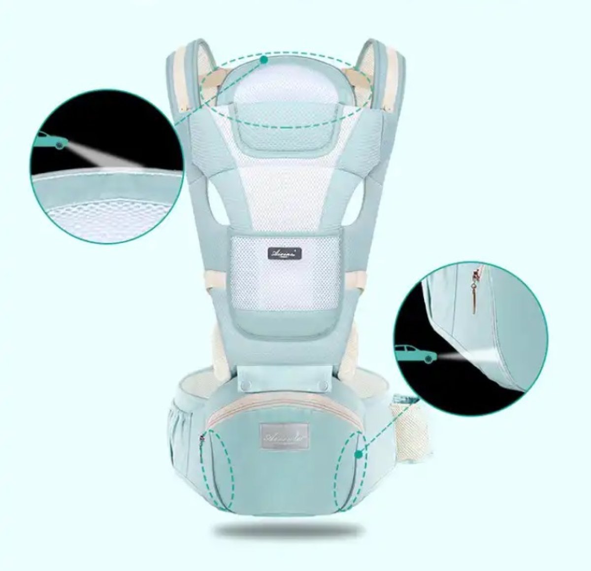 Nosítko 12 v 1 - světle modrá