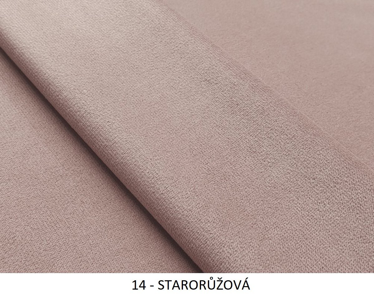 Čalouněný panel Plot 5 cm - starorůžová 14