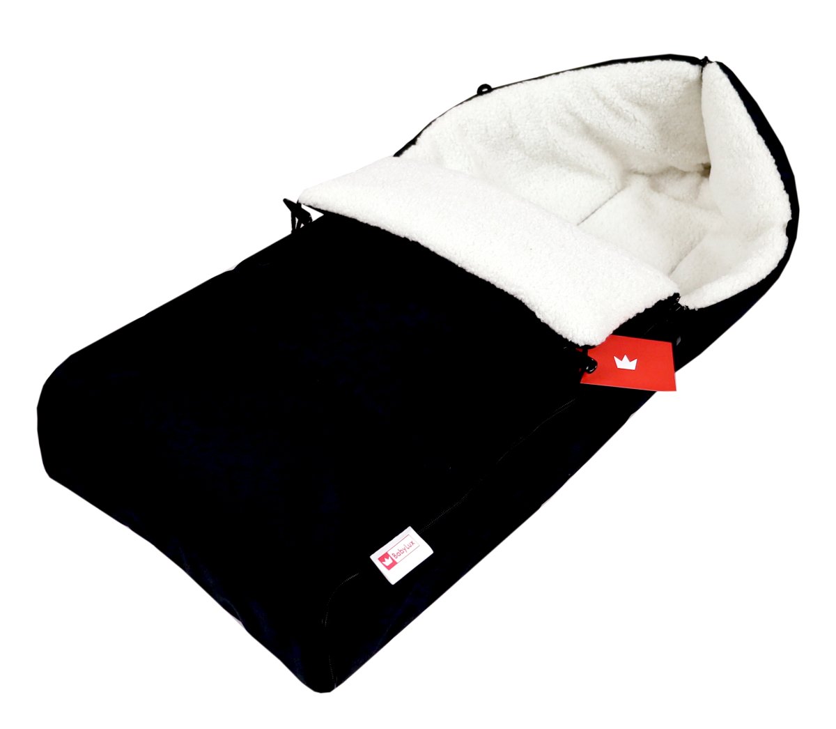 Fusak K4 bouclé - černá