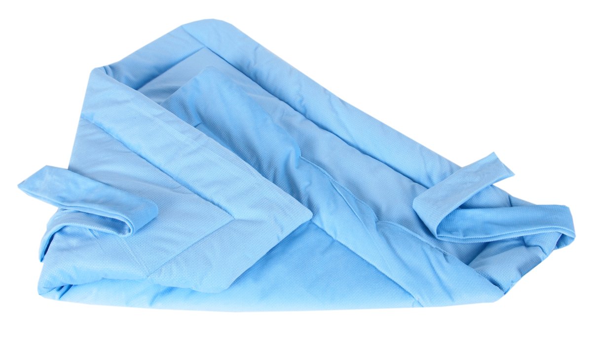 Zavinovačka VELVET - světlé modrá